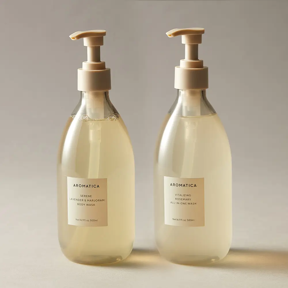 [NEW/대용량] 아로마티카 바디워시 500ml 2종 중 택 1 (서렌/로즈마리 올인원)
